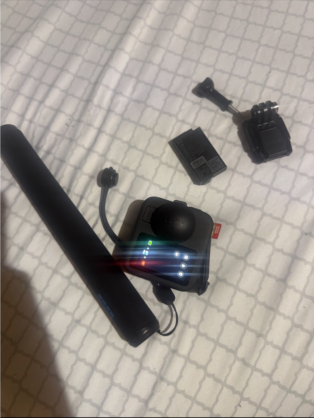 GoPro Black Handheld Grip with Mounting Accessories